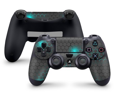 Playstation 4 Controller Aufkleber PS4 Skin Pro Slim Design Exo Small Türkis