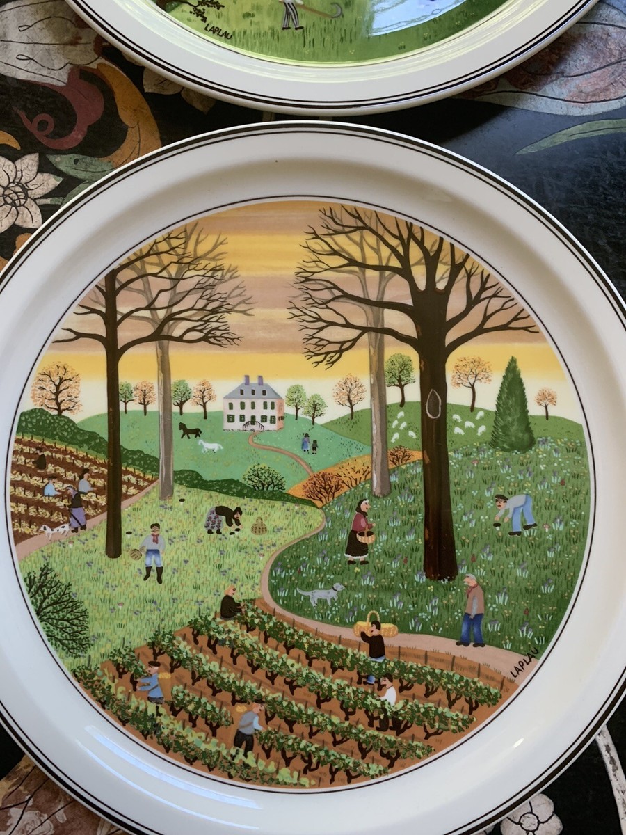 VILLEROY & BOCH THE 4 SEASONS PLATES FULL SET | eBay