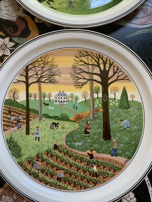 VILLEROY & BOCH THE 4 SEASONS PLATES FULL SET | eBay