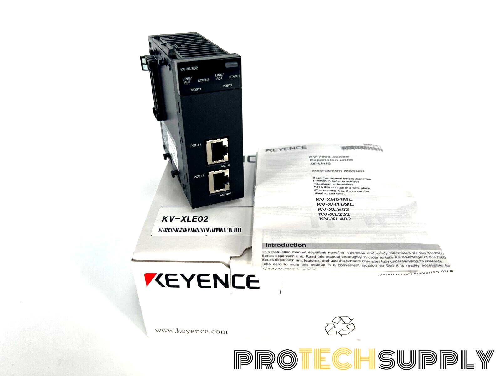 Keyence KV-XLE02 PLC Module Ethernet Interface Module NEW with