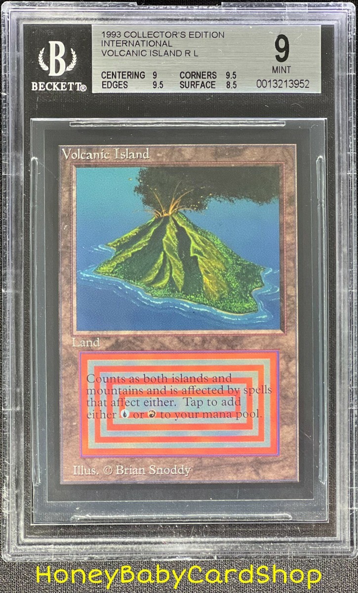 MTG International Edition (IE) 1993 Volcanic Island BGS 9.0 MINT