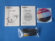 Pentax Optio S50 Parts - Manuals/Camera Case/Software Disc and AV Cable