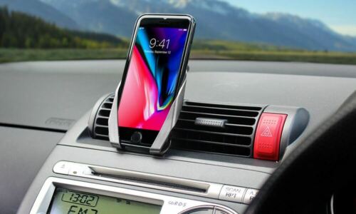 Bracket Shaped Magnetic Adjustable Car Air Vent Mounts Phone GPS Stand Holder - Picture 6 of 17