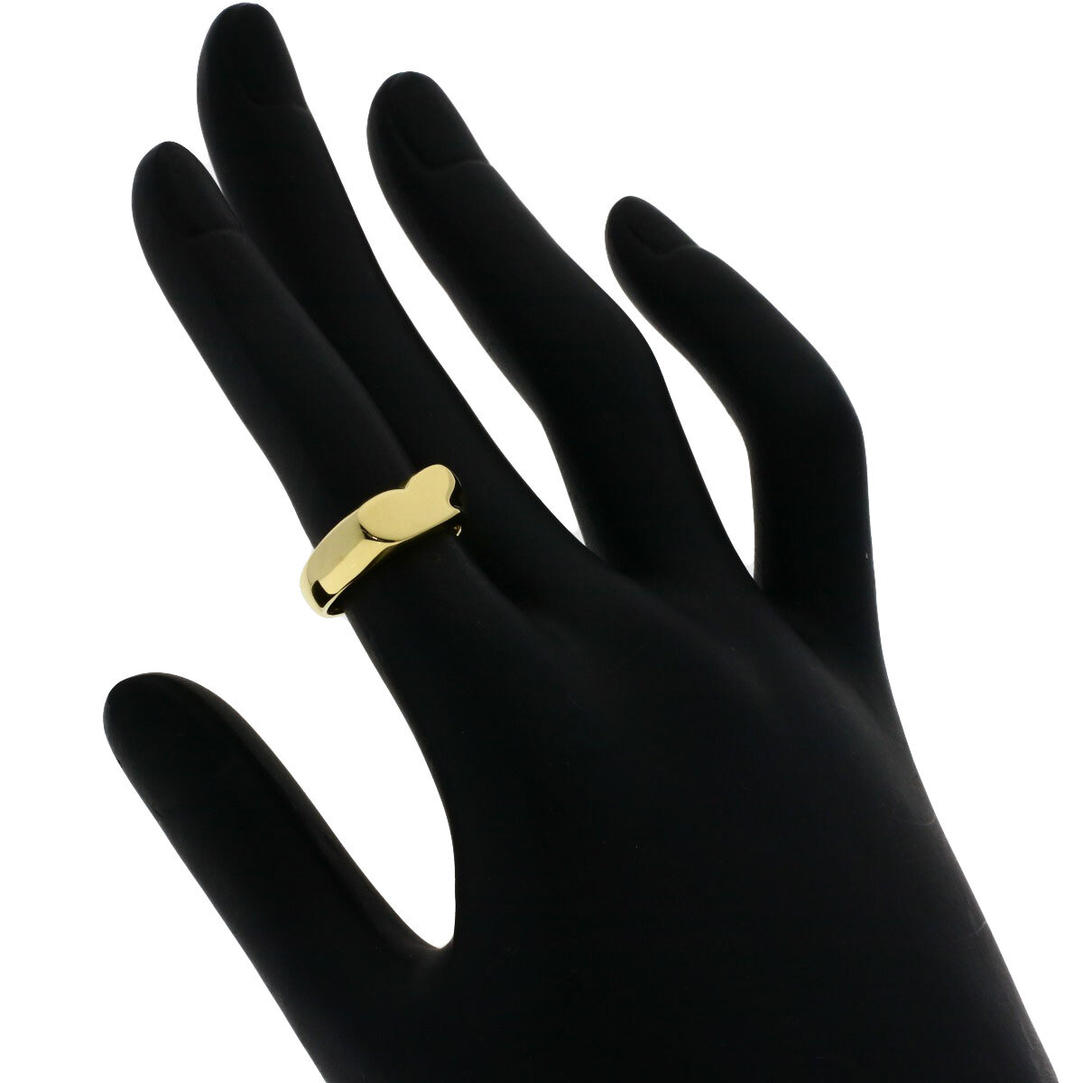 TIFFANY&Co. Ring signet heart K18 Yellow Gold | eBay
