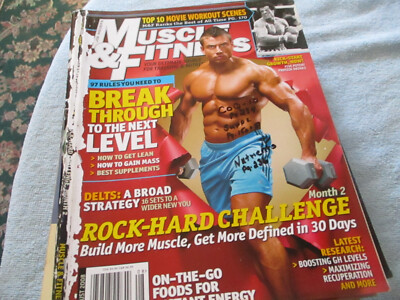 Joe Weider s Muscle & Fitness Magazine Aug 2008 - Top 10 Movie Workout Scenes