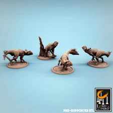 Protoceratops Dinosaur Miniature D&D DnD Pathfinder RPG