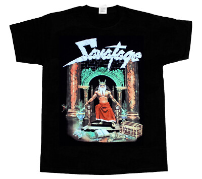 SAVATAGE HALL OF THE MOUNTAIN KING NEW SHORT LONG SLEEVE BLACK T-SHIRT 345XL