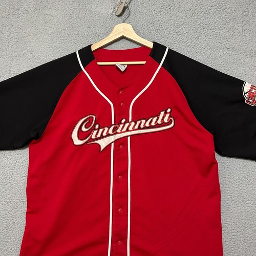 Vintage Cincinnati Reds Dynasty Jersey Men 2XL Red MLB Baseball - Picture 8 of 10