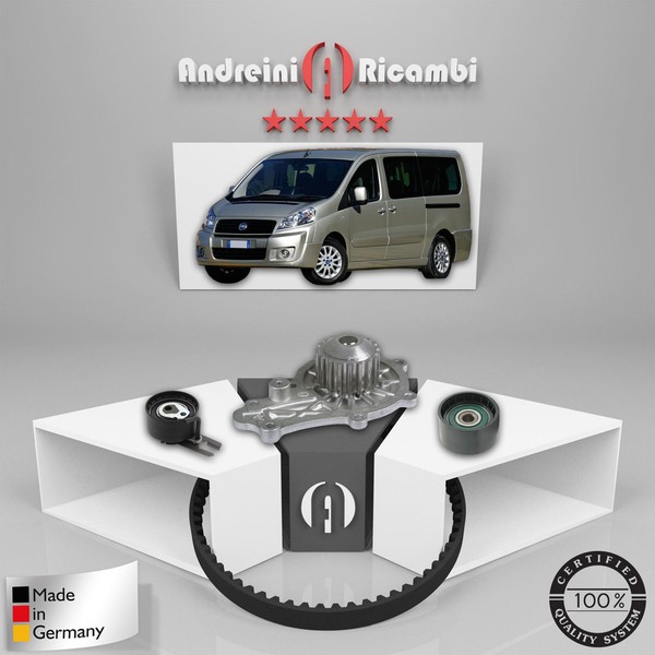 Set Vertrieb+Wasserpumpe Xfiat Scudo Ii 1.6 D 66KW 90CV 2009->-image