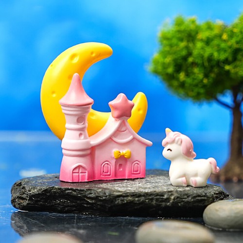 Fantasy Star Moon Castle DIY Decorative Accessories Mini Desktop Ornaments _tm