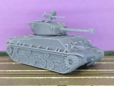 TJet Body Only - M4 Sherman Tank w/Turret and Machine Gun / 3D Printed