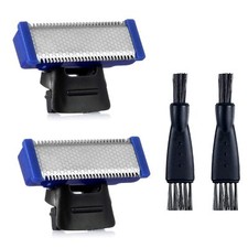 2PCS Shaver Replacement Head Compatible with Micro Touches Solo Trimmer Repla...