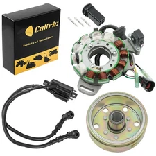 Stator & Flywheel Rotor for Yamaha Banshee 350 YFZ350 1995-2006 & Ignition Coil