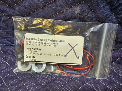 Middleby Cooking Systems Group 74719 Magnet Ring Assembly .563'' Bore