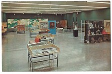 Eisenhower Museum postcard showcases 1970s museum style Abilene Kansas unposted