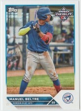 2023 Topps Pro Debut #PD-183 Manuel Beltre - Dunedin Blue Jays