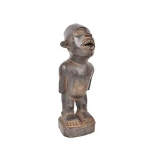 Bakongo Villi Standing Figure With Removed Hands Congo