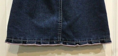 Old Navy Baby Girls Denim Skirt Size 4T Blue Button Down Front Elastic Back 211 - Picture 5 of 6