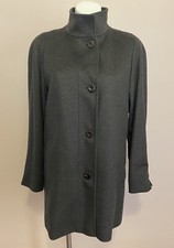 Perfect ⭐️schneiders Salzburg Green Virgin Wool Cashmere Caroline Button Coat 10