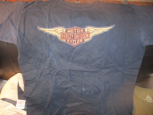 Blaues BIG TWIN HARLEY DAVIDSON Aruba T-Shirt Large Textiles Santa Lucia C.A.