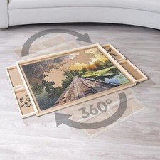 Puzzlebrett Puzzletisch Puzzleunterlage mit 4...