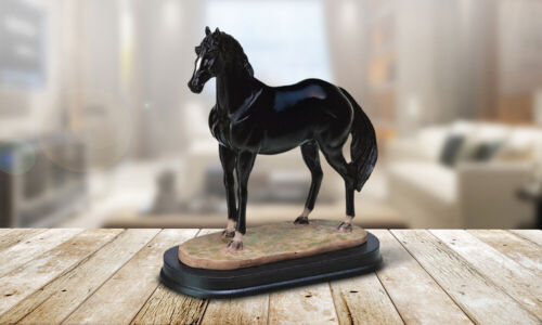 4"H Black Horse Home Decoration Figurine Room Decor - Picture 1 of 1