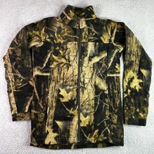 Columbia Fleece Full Zip Tree Camo Boys Size XL 18/20 Hunting