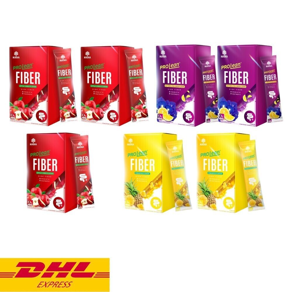 7X MANA Prolean Fiber Powder Drink Prebiotic Help Excretion No Sugar Mix Flavors eBay