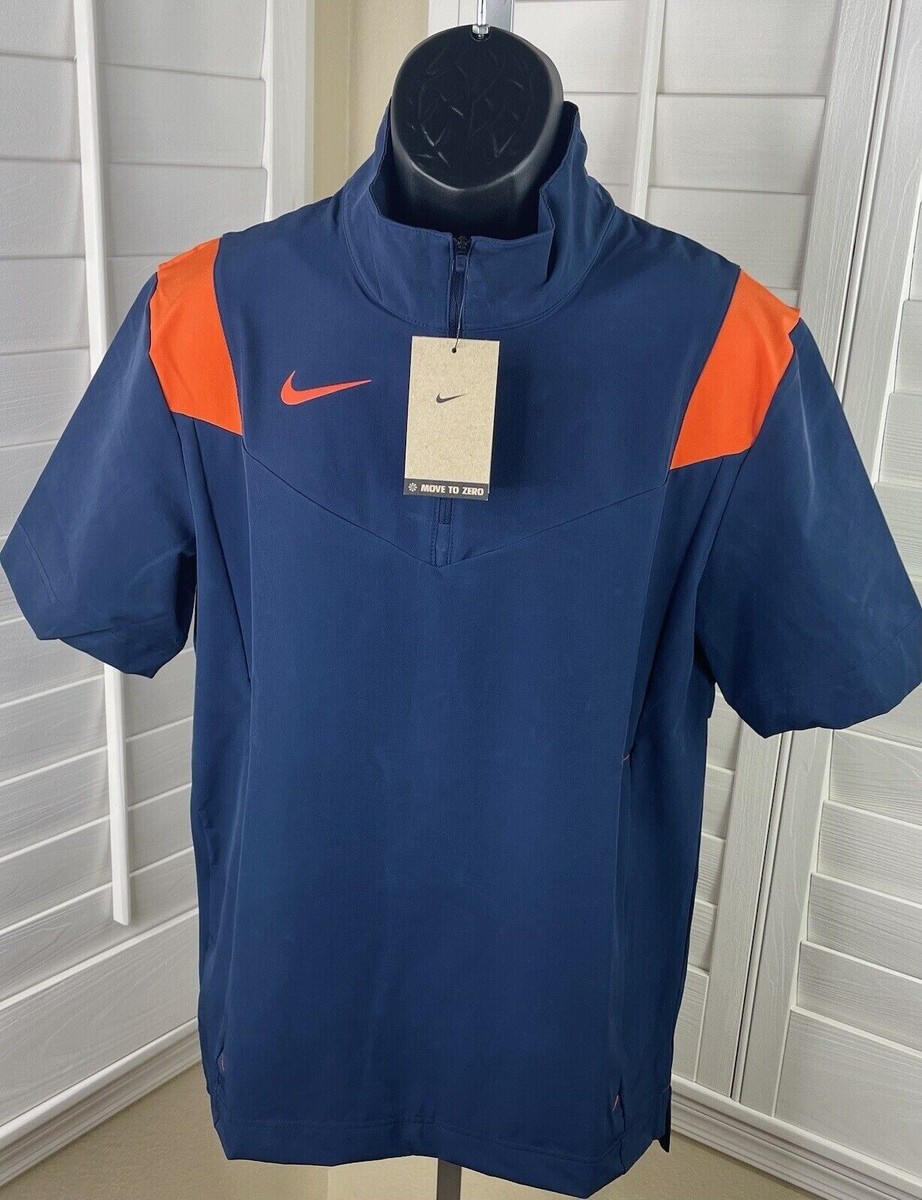 Nike Lightweight Short Sleeve Coaches HOT Jacket DJ5113 421 NAVY