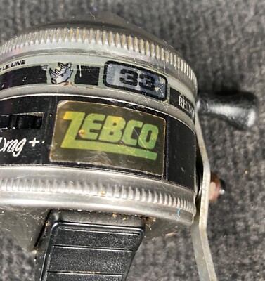 Vintage Zebco 33 Rhino Tough 1989 Brunswick casting reel Made in