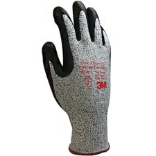 (2 Pairs) 3M Cut Level-5 Safety Gloves Protection Nitrile Foam 553 Gloves Medium