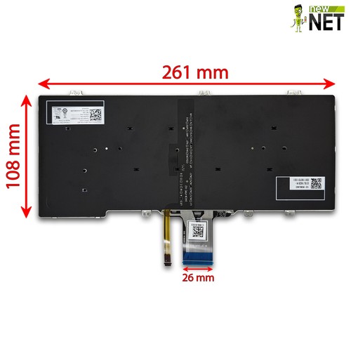 Tastiera retroilluminata compatibile con Dell Latitude 7390 2-in-1 ITALIANA - Zdjęcie 5 z 6