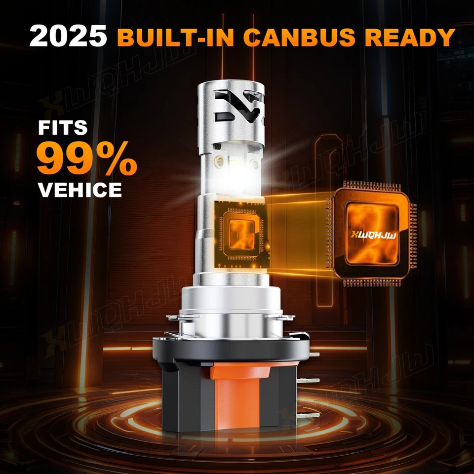 Lâmpadas de farol LED feixe alto branco frio para Mercedes-Benz GLK250 2013-2015 H15 - Imagem 4 de 4