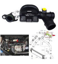 Ansaugkrummer pour Citroën C5 Peugeot 407 1.6 HDI 1440.57 - 9657083380 Air Tuyau