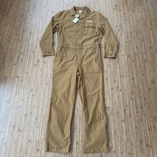 NWT Faherty x Rayland Baxter Camp 49 Jumpsuit Men Medium Canvas Khaki MSRP 198