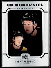 2019-20 Upper Deck Series 2 Trent Frederic #P-70 UD Portraits Rookies