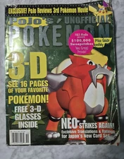 Pojo's Unofficial Pokemon Magazine October 2000 3-D Neo Strikes Again!