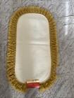 Vtg MCM Mustard Bathroom Throw Rug By Kodel An Eastman Kodak Co.  1960’s Fringe — photo 2