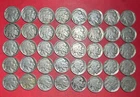1900s US Buffalo Nickels Collection of 40 FULL DATE Buffalo Coins! X511
