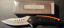 WARTECH 8.5" ASSISTED POCKET KNIFE ORANGE AND BLACK
