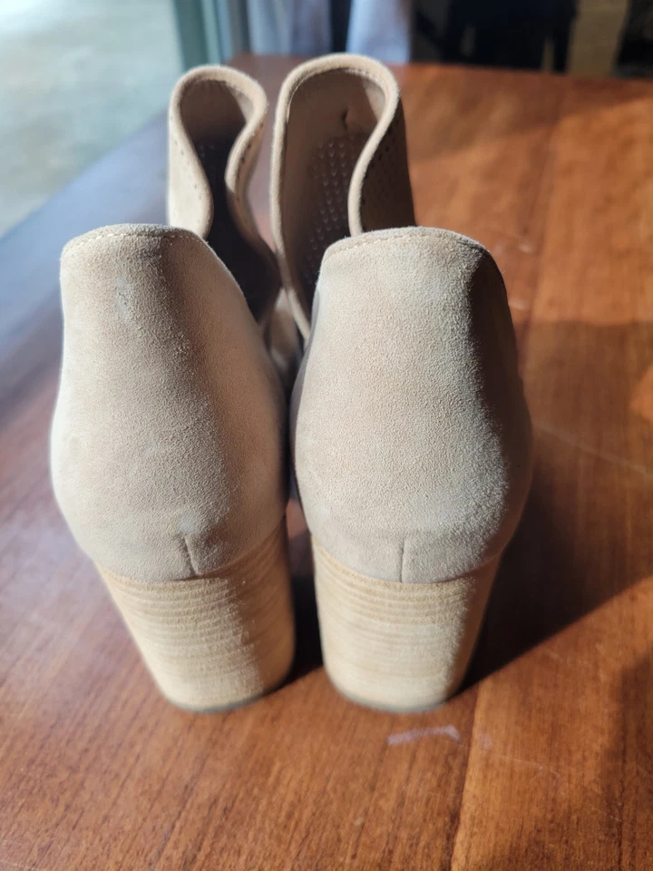 Cole Haan Grand Os Mujer Sin Cordones Cuña Puntera Abierta 8B Tostado Foto 4 de 4