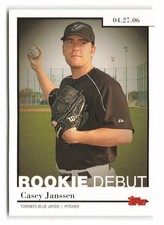 2006 Topps Updates & Highlights #RD-24 Casey Janssen Toronto Blue Jays