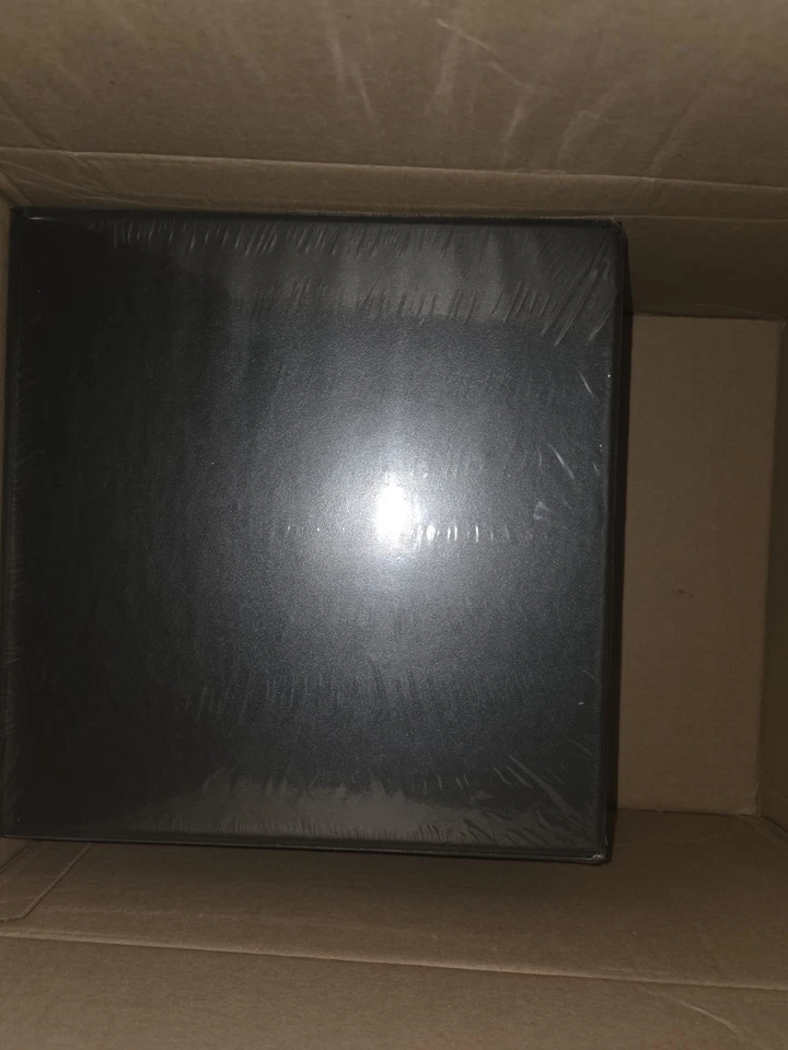 Samsill Black Binder  3" Set Of 4 NEW SEALED - Image 3 of 3