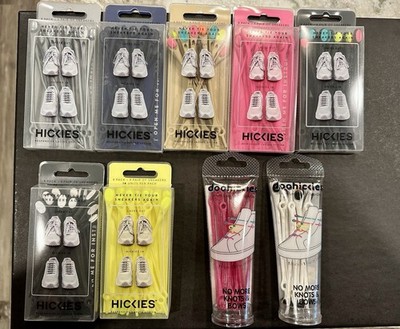 9 Packs New Hickies Doohickies Lacing System One Size No Tie Shoelaces Total