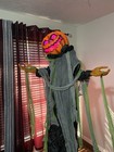 Haunted Hill Farm 80 in. Touch Activated Animatronic Scarecrow
