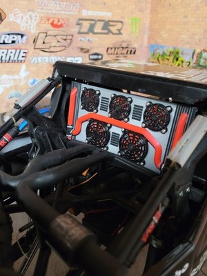 1:10 Scale Losi Hammer Rey RC Truck Radiator Upgrade custom aesthetics Only