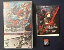 Ys IX: Monstrum Nox Pact Edition Nintendo Switch CIB Complete In Box