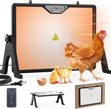 Chicken Coop Heater Brooder Plate, 180W Dual-Heating Chicken Heater Built-in The