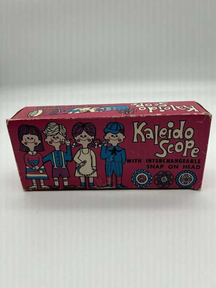 Vintage Kaleidoscope With Interchangeable Snap On Head With Original Box - Image 3 of 4