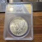 1922-S Peace Dollar MS62 ANACS